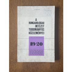   A Hungarológiai Intézet Tudományos Közleményei 19-20. sz. VI. évf. / 1974. június-szeptember