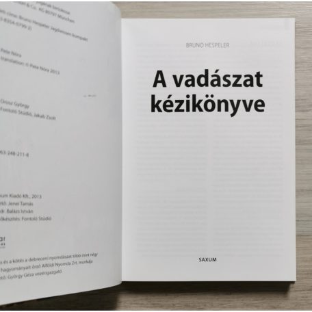 Bruno Hespeler: A vadászat kézikönyve