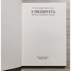   Kovács György – Heltay István: A mezeinyúl -  Ökológia, gazdálkodás, vadászat