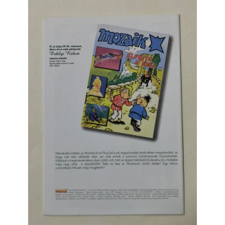 Mozaik 1991/6 - A szökés (névre szóló)