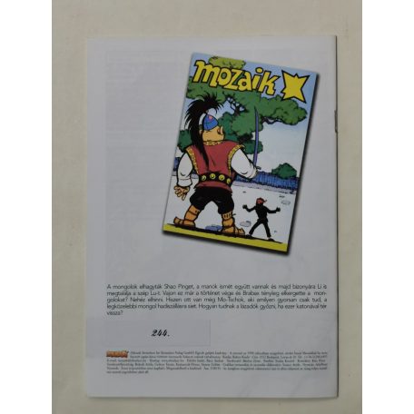 Mozaik 1991/11 - A kolostor titka (számozott)