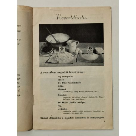 A tészta helyes készitése és sütése (Dr. Ötker A.)