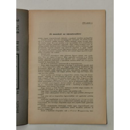 Fodor Ferenc (szerk.): Fiatal Magyarság IV. évf. 1934 (teljes, 10 lapszám)