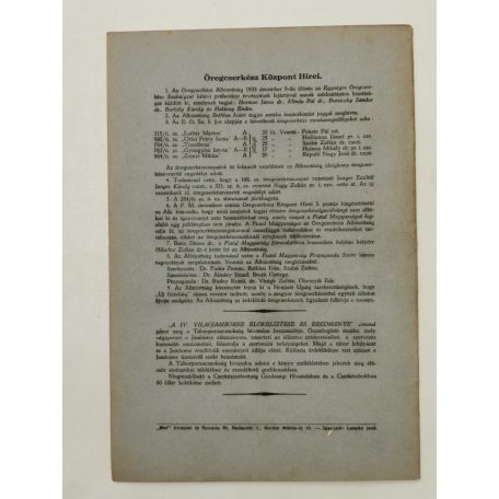 Fodor Ferenc (szerk.): Fiatal Magyarság IV. évf. 1934 (teljes, 10 lapszám)