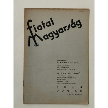 Fodor Ferenc (szerk.): Fiatal Magyarság IV. évf. 1934 (teljes, 10 lapszám)