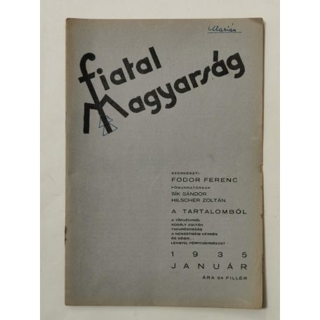 Fodor Ferenc (szerk.): Fiatal Magyarság V. évf. 1935 (teljes, 10 lapszám)