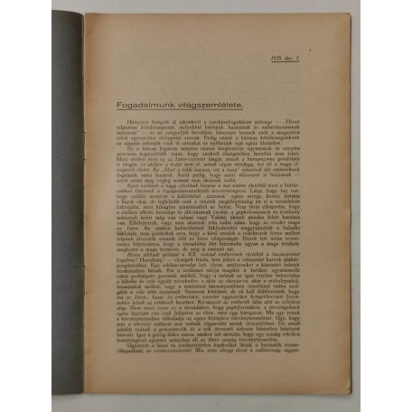 Fodor Ferenc (szerk.): Fiatal Magyarság V. évf. 1935 (teljes, 10 lapszám)