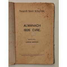 Gábor Arnold (szerk.): Almanach 1926. évre