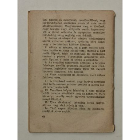 Lopusny Endre (szerk.): A vízijártassági vizsga módosított anyaga