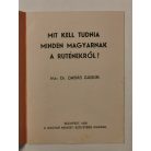 Darás Gábor, Dr.: Mit kell tudnia minden magyarnak a ruténekről?