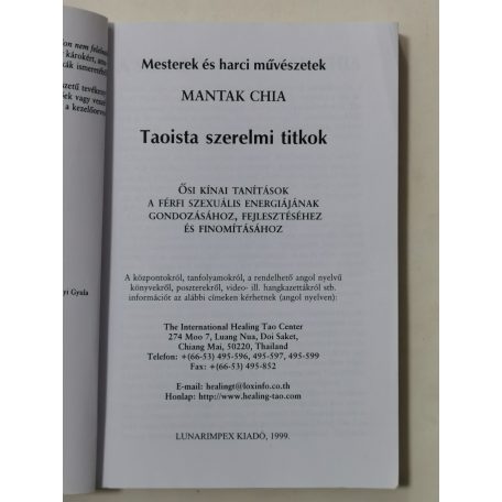 Mantak Chia – Michael Winn: Taoista szerelmi titkok