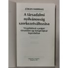Jürgen Habermas: A társadalmi nyilvánosság szerkezetváltozása