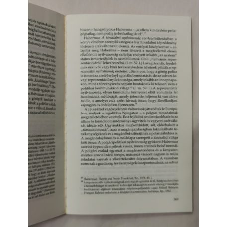Jürgen Habermas: A társadalmi nyilvánosság szerkezetváltozása
