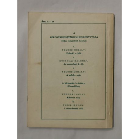 Svecz István: A rózsadombi villa 