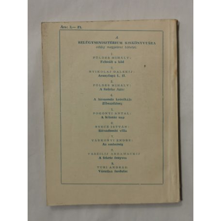 Turi András: Váratlan fordulat