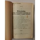 Kimutatás a magyar államvasutaknál alkalmazásban lévő sinek főbb méreteiről és nyugtani számításáról - Mellékletekkel