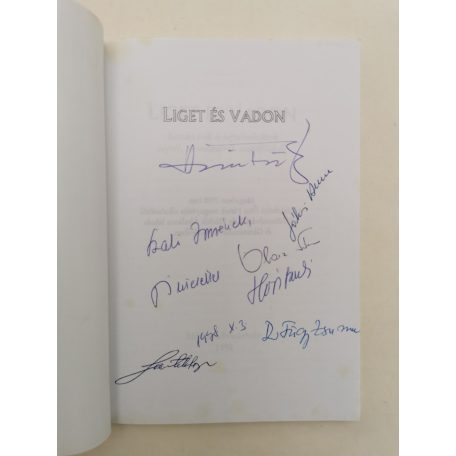 Olasz Sándor (szerk.): Liget és vadon (Dedikált)