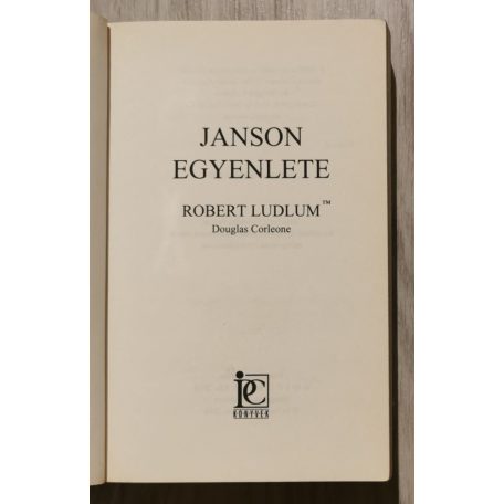  Robert Ludlum, Douglas Corleone: Janson egyenlete 