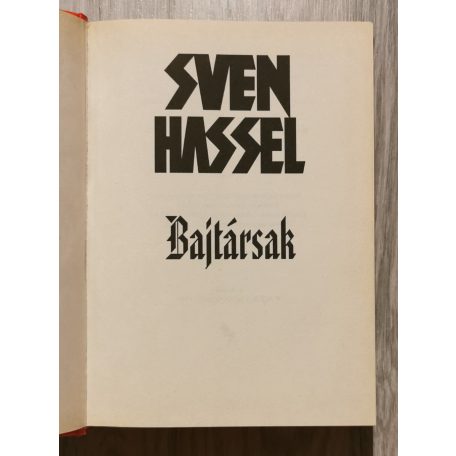Sven Hassel: Bajtársak