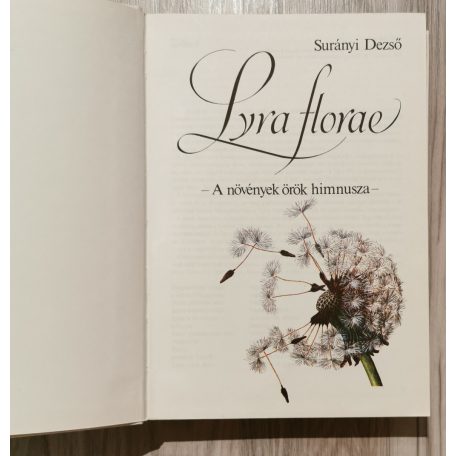 Surányi Dezső: Lyra florae - A növények örök himnusza