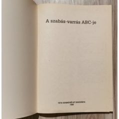 A szabás-varrás ABC-je - A Neue Mode divatlap kézikönyve