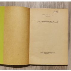   Rónaszegi Miklós (Szerk.): Óvodásoknak való - Gyermekszínpad