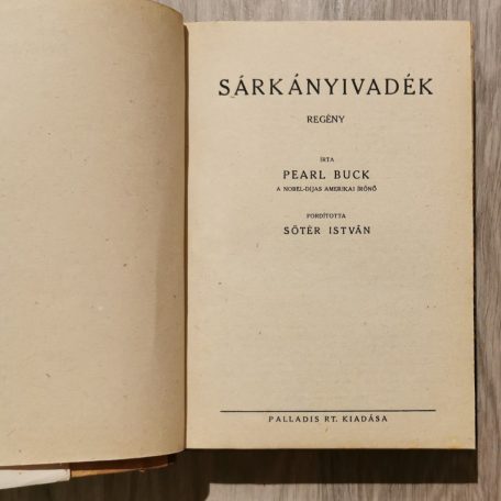 Pearl S. Buck: Sárkányivadék (eredeti illusztrált borítóval)