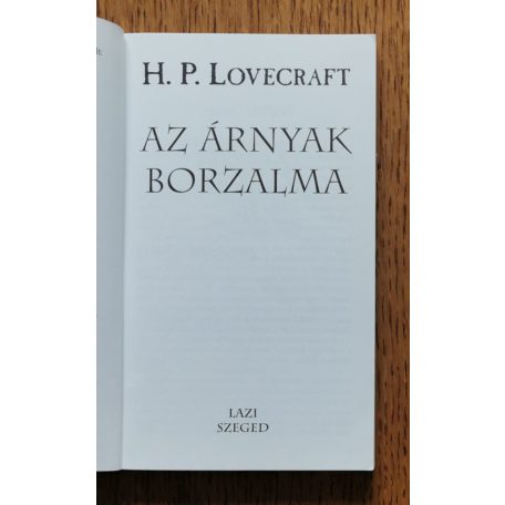 H. P. Lovecraft: Az árnyak borzalma 
