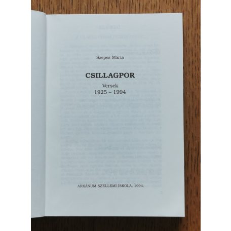Szepes Mária: Csillagpor