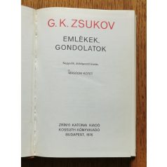 Zsukov: Emlékek, gondolatok II. 