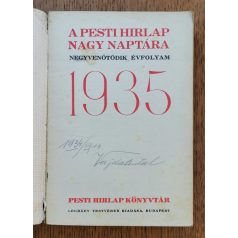 A Pesti Hírlap nagy naptára 1935 