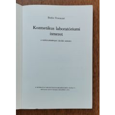  Bodor Ferencné: Kozmetikus laboratóriumi ismeret 