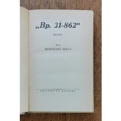 Medveczky Bella: "Bp. 31-862" 