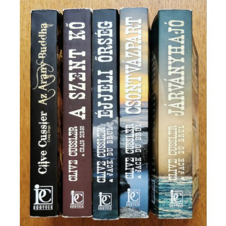 Clive Cussler, Craig Dirgo, Jack Du Brul: Oregon-akták sorozat 1-5. (Az Arany Buddha, A szent kő, Éjjeli őrség, Csontvázpart, Járványhajó)