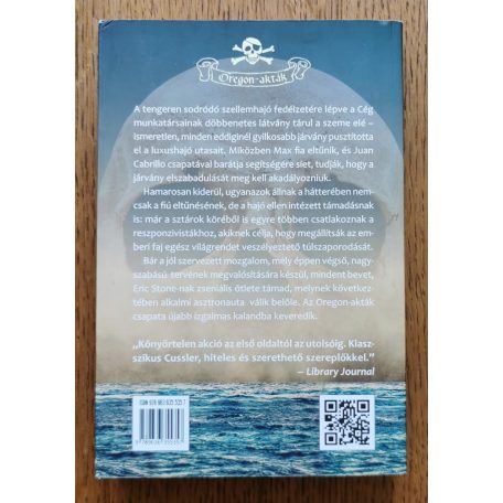 Clive Cussler, Craig Dirgo, Jack Du Brul: Oregon-akták sorozat 1-5. (Az Arany Buddha, A szent kő, Éjjeli őrség, Csontvázpart, Járványhajó)