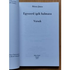 Rózsa János: Egyszerű igék halmaza