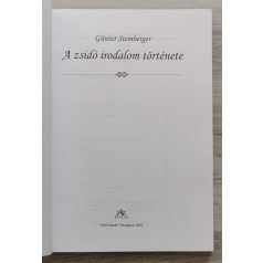 Günter Stemberger: A zsidó irodalom története