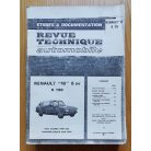Revue technique automobile - Renault 16