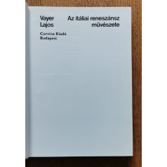 Vayer Lajos: Az itáliai reneszánsz művészete