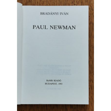 Bradányi Iván: Paul Newman