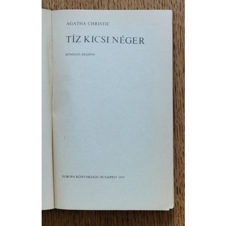 Agatha Christie: Tíz kicsi néger