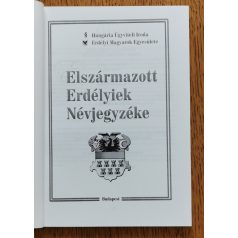   Domonkos István (szerk.): Elszármazott erdélyiek névjegyzéke 2005