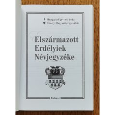   Domonkos István (szerk.): Elszármazott erdélyiek névjegyzéke 2006