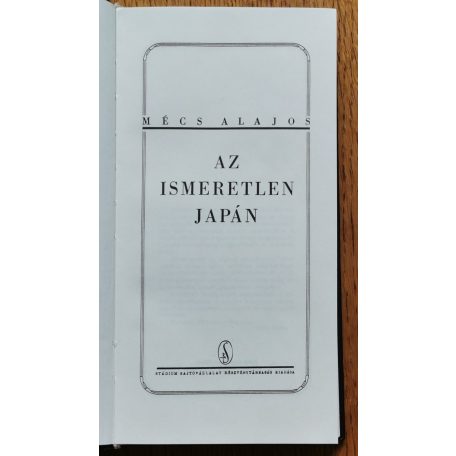 Mécs Alajos: Az ismeretlen Japán