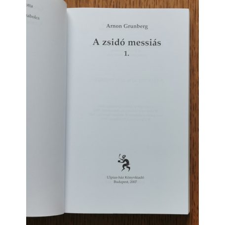 Arnon Grunberg: A zsidó messiás I-II. 