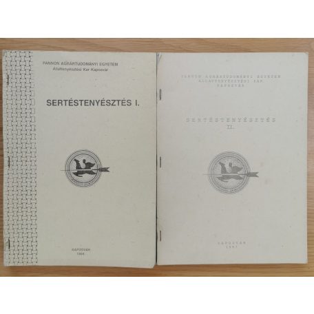 Bakó Tibor, Dr.: Sertéstenyésztés I-II.