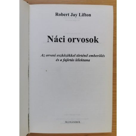 Robert Jay Lifton: Náci orvosok