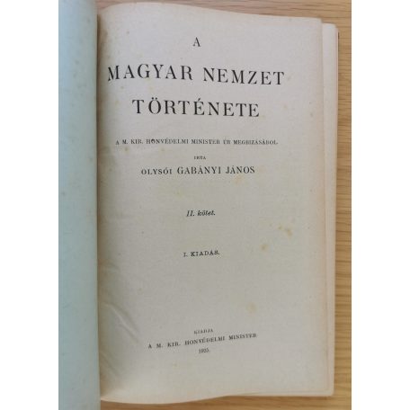 Gabányi János: A magyar nemzet története I-II.
