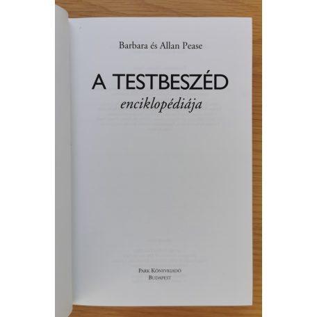 Barbara Pease: A testbeszéd enciklopédiája 