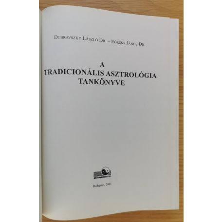 Eörssy János, Dr: A Tradicionális Asztrológia tankönyve